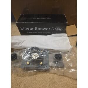 VEVOR 24” Linear Shower Drain with Square Pattern Grate Stainless Steel